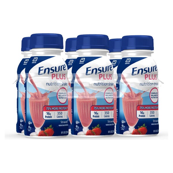 Ensure Plus Nutrition Shake Ready-to-Drink 8 fl oz, 6CT