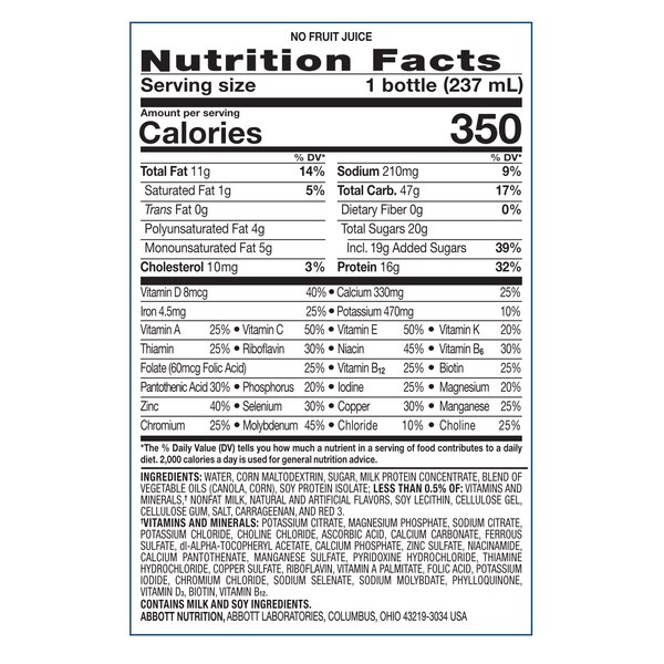Ensure Plus Nutrition Shake Ready-to-Drink 8 fl oz, 6CT