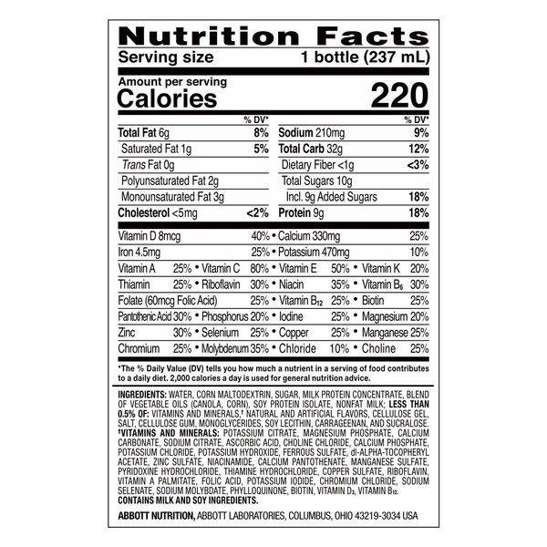Ensure Original Nutrition Shake, 6 CT