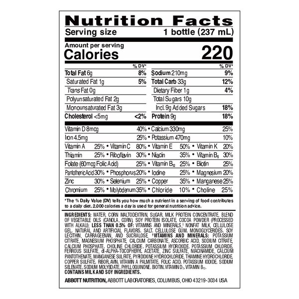 Ensure Original Nutrition Shake, Ready-to-Drink 8 fl oz, 16CT