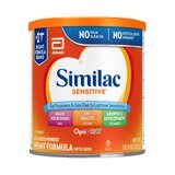 Similac Sensitive For Fussiness and Gas Infant Formula with Iron  Powder, 1CT, thumbnail image