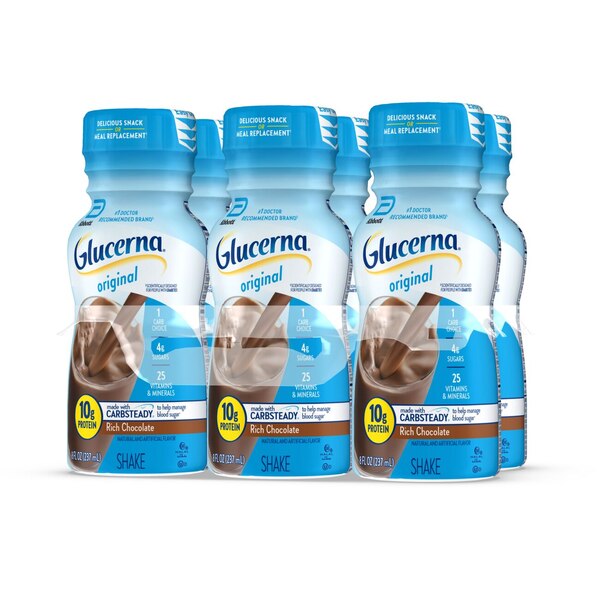 Glucerna Diabetes Nutritional Shake, 8 FL OZ, 6 CT
