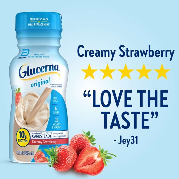 Glucerna Diabetes Nutritional Shake, 8 FL OZ, 6 CT