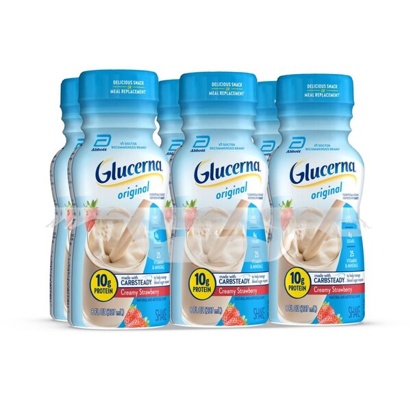 Glucerna Diabetes Nutritional Shake, 8 FL OZ, 6 CT