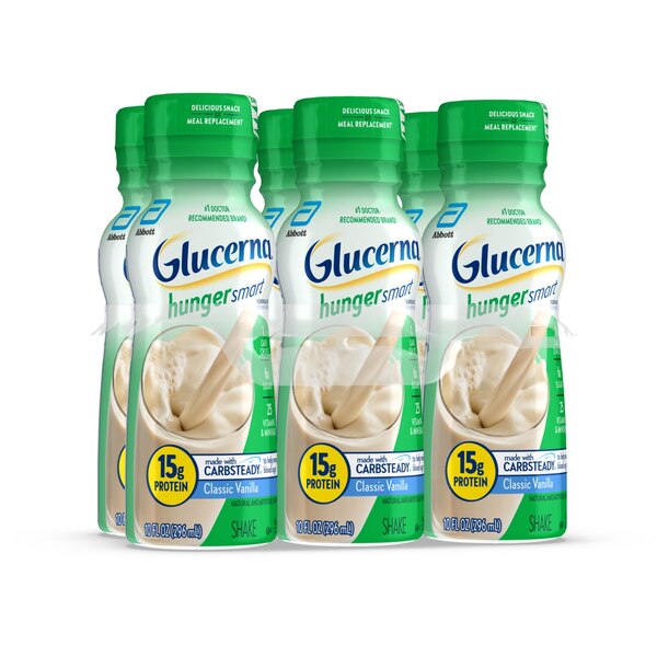 Glucerna Hunger Smart Diabetes Nutritional Shake, 10 FL OZ, 6 CT
