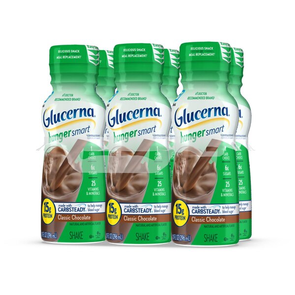 Glucerna Hunger Smart Diabetes Nutritional Shake, 10 FL OZ, 6 CT