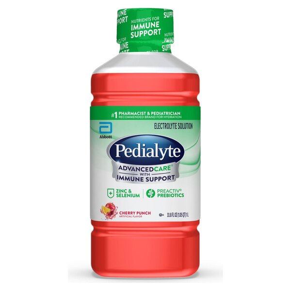 Pedialyte AdvancedCare Electrolyte Solution Ready-to-Drink 33.8oz