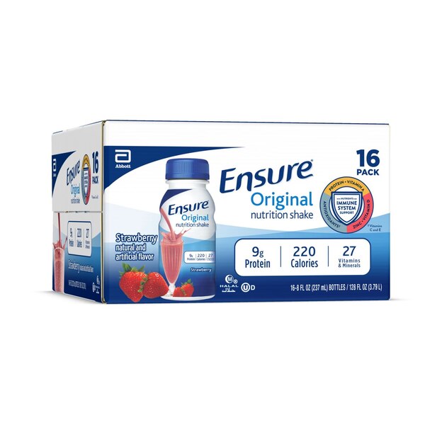 Ensure Original Nutrition Shake, Ready-to-Drink 8 fl oz, 16CT