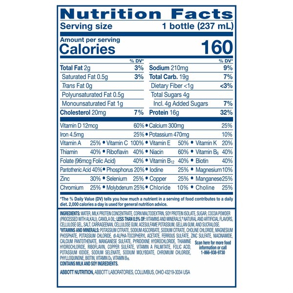 Ensure High Protein Nutrition Shake Ready-to-Drink 8 fl oz, 6CT