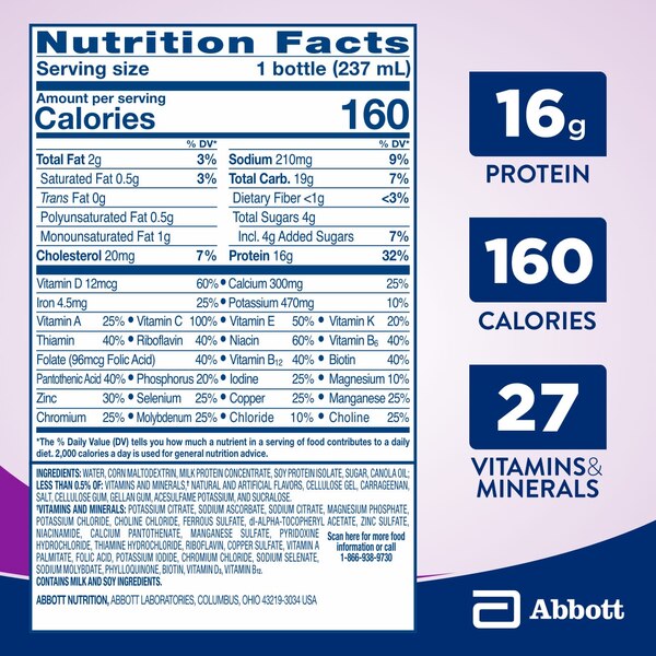 Ensure High Protein Nutrition Shake Ready-to-Drink 8 fl oz, 6CT