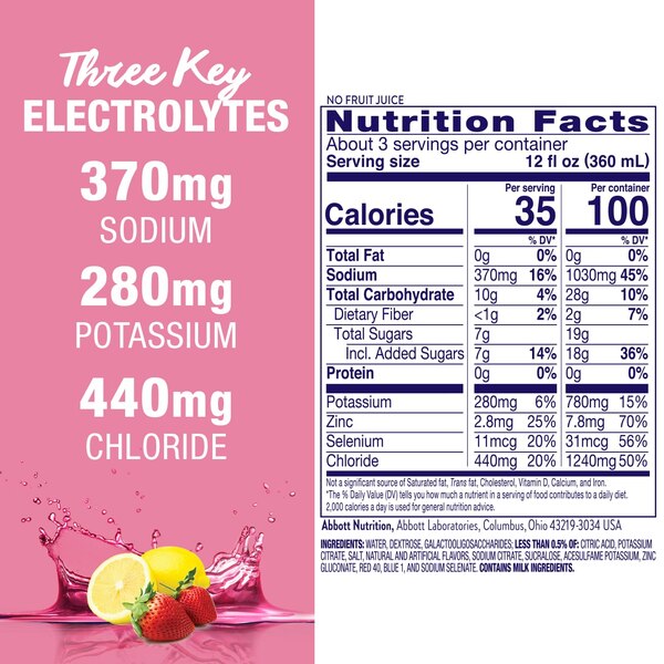 Pedialyte AdvancedCare Electrolyte Solution Ready-to-Drink 33.8oz
