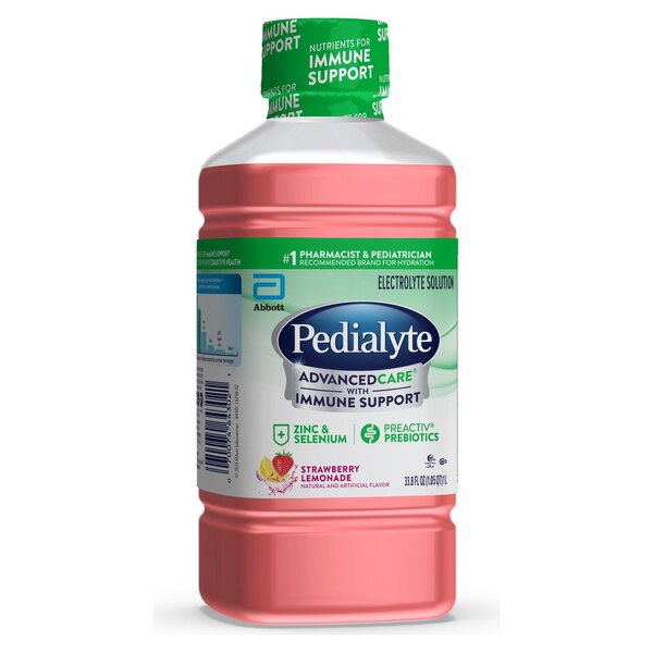 Pedialyte AdvancedCare Electrolyte Solution Ready-to-Drink 33.8oz