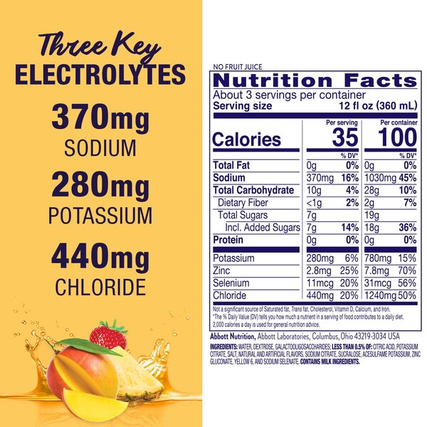 Pedialyte AdvancedCare Electrolyte Solution Ready-to-Drink 33.8oz
