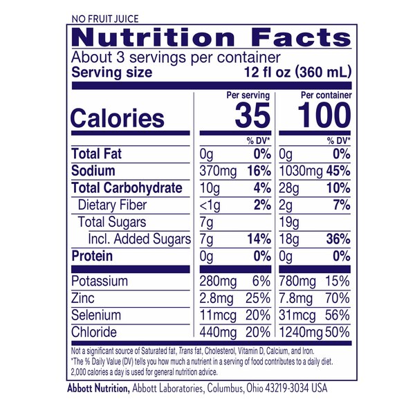 Pedialyte Advanced Care Electrolyte Solution, 33.8 OZ