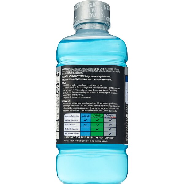 Pedialyte AdvancedCare Plus Electrolyte Solution, Berry Frost, 33.8 OZ