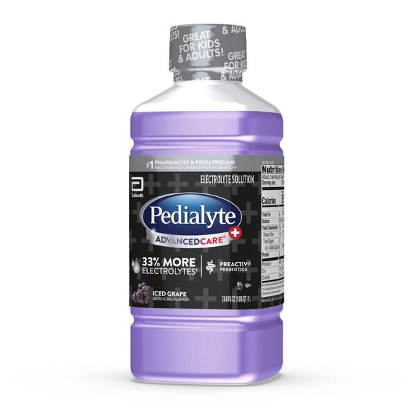 Pedialyte Advanced Care Plus Electrolyte Drink, 33.8 FL OZ