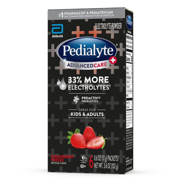 Pedialyte Advanced Care Plus Electrolyte Powder Packets, 6 CT