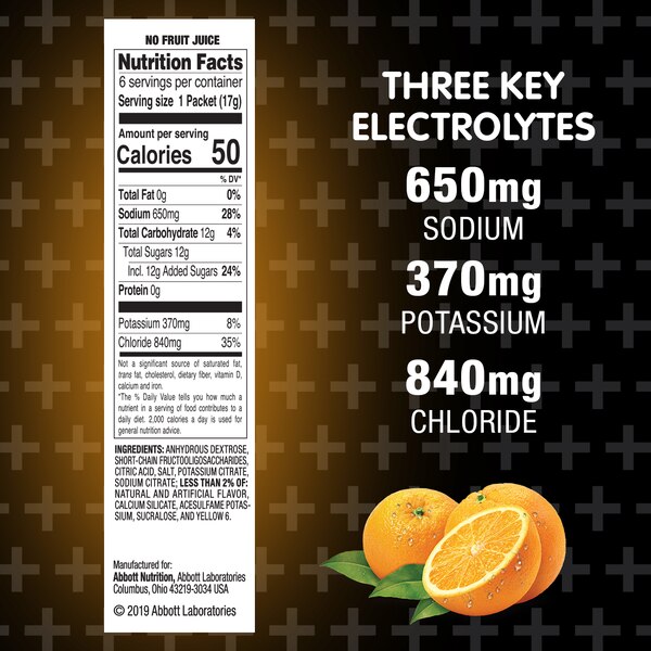 Pedialyte Advanced Care Plus Electrolyte Powder Packets, 6 CT