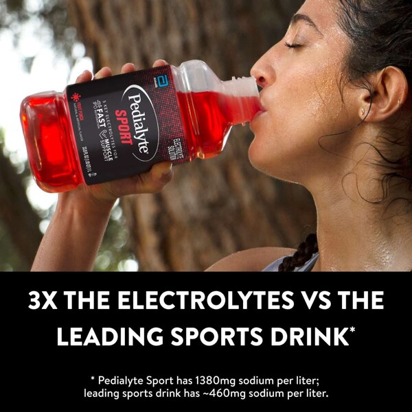 Pedialyte Sport Electrolyte Solution Ready-to-Drink, 33.8 OZ