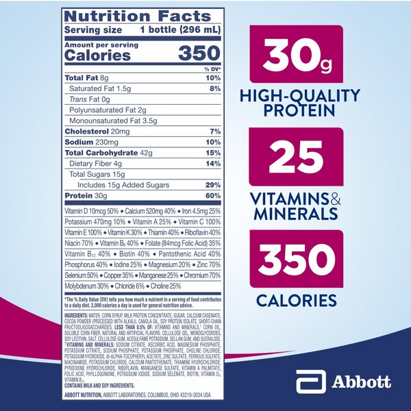 Ensure COMPLETE Nutrition Shake, 10 OZ, 4 CT