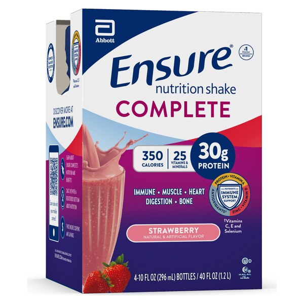 Ensure COMPLETE Nutrition Shake, 10 OZ, 4 CT