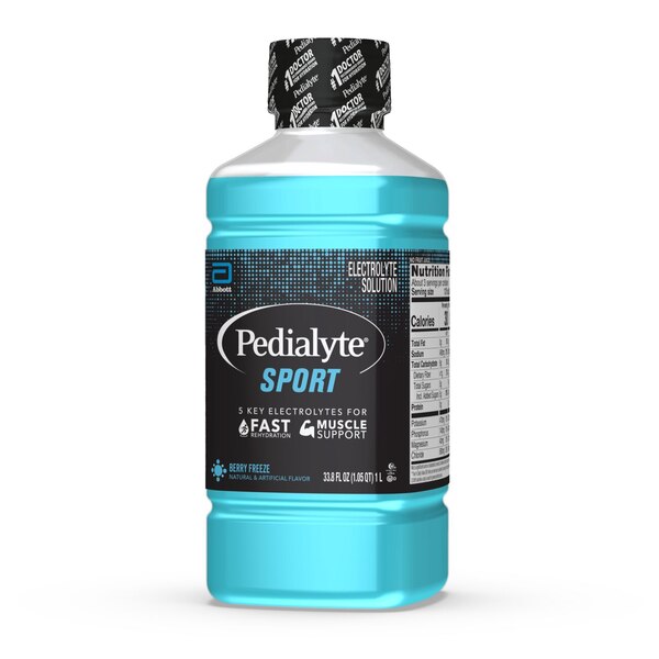 Pedialyte Sport Electrolyte Solution Ready-to-Drink, 33.8 OZ