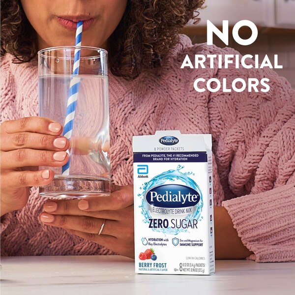 Pedialyte Zero Sugar Electrolyte Powder, 8 CT