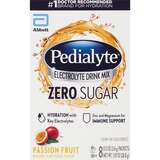 Pedialyte, Zero Sugar Electrolyte Powder, Passionfruit, 8 ct, 0.12 oz, thumbnail image