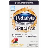 Pedialyte, Zero Sugar Electrolyte Powder, Passionfruit, 8 ct, 0.12 oz, thumbnail image