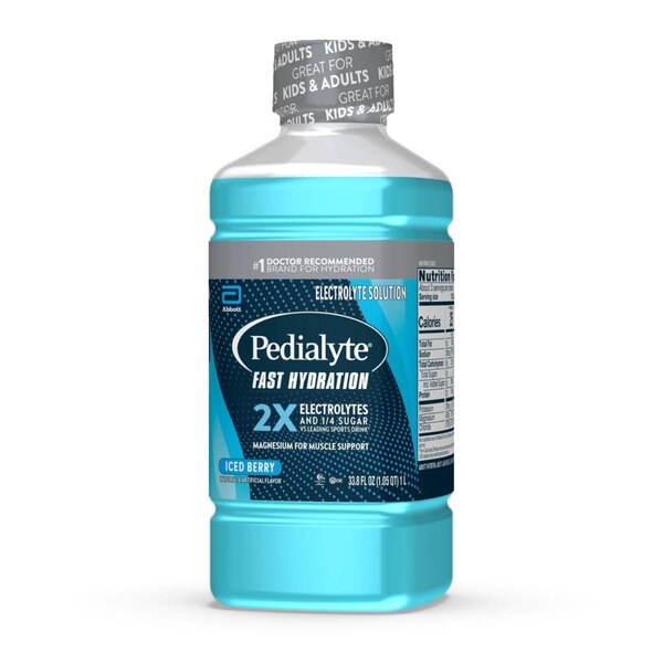 Pedialyte Fast Hydration Electrolyte Solution, 1 L
