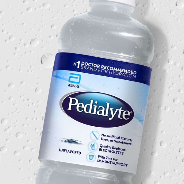 Pedialyte Electrolyte Solution Ready-to-Drink 33.8oz