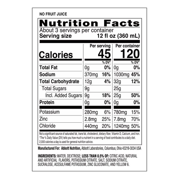 Pedialyte Electrolyte Solution Ready-to-Drink 33.8oz