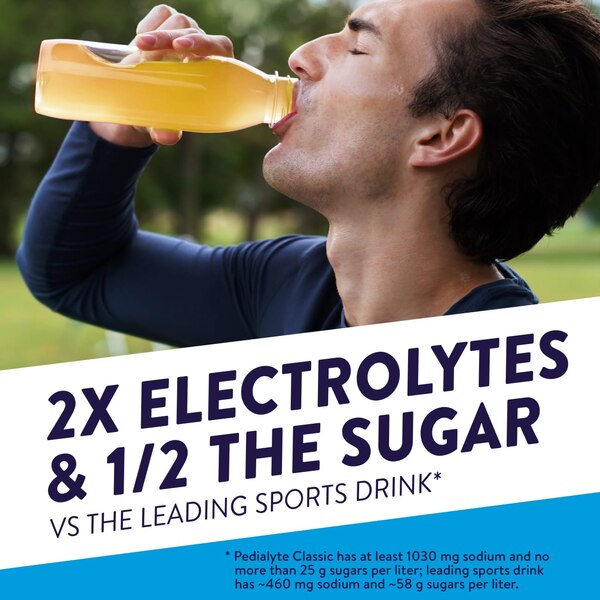 Pedialyte Electrolyte Solution Ready-to-Drink 33.8oz