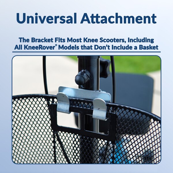 KneeRover Knee Walker Basket Accessory with Handle