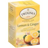 Twinings of London Lemon & Ginger Herbal Tea Bags, 20 ct, thumbnail image