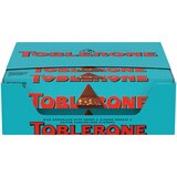 Toblerone, Milk Chocolate Bar with Salted Caramelized Almonds and Honey and Almond Nougat Bars, 3.52 oz, thumbnail image