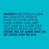 Toblerone, Milk Chocolate Bar with Salted Caramelized Almonds and Honey and Almond Nougat Bars, 3.52 oz, thumbnail image