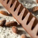 Toblerone, Milk Chocolate Bar with Salted Caramelized Almonds and Honey and Almond Nougat Bars, 3.52 oz, thumbnail image