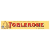 Toblerone Swiss Milk Chocolate Candy Bar with Honey and Almond Nougat, 3.52 oz, thumbnail image