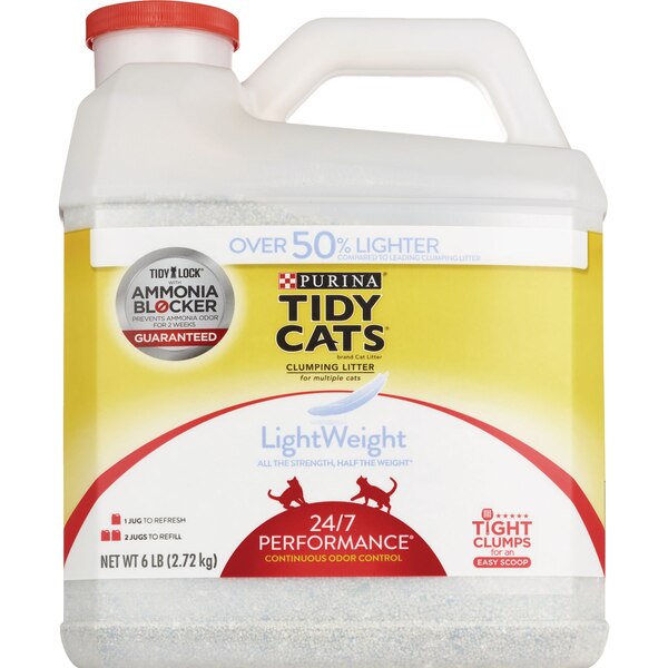 Tidy Cats Clumping Litter for Multiple Cats, 96 oz
