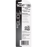 BIC Glide Bold Retractable Ballpoint Pens, 1.6mm Point, Black, 2 ct, thumbnail image