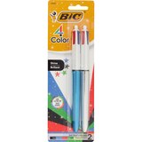 BIC 4-Color Shine Retractable Ball Pen, Medium Point (1.0mm), 2 ct, thumbnail image