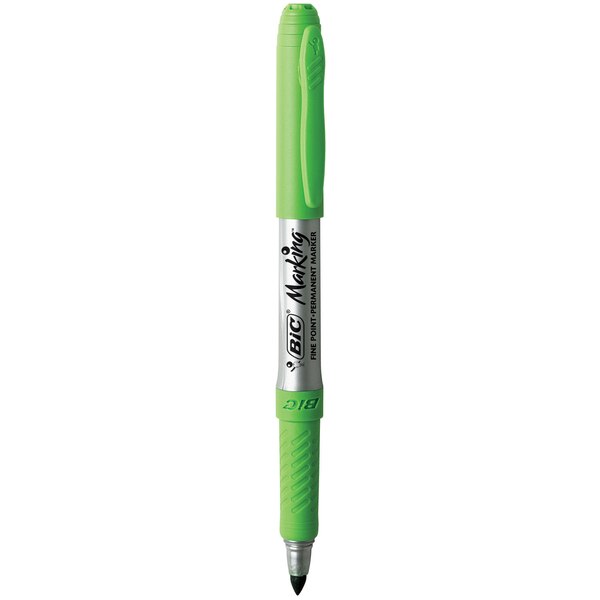 BIC Mark-It 12-piece Fashion Fine Point Pocket Permanent Marker Set, Assorted Ink