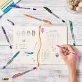 BIC Gelocity Quick Dry Fashion Gel Stic Pens, 4 Ink Colors, Medium Point, 4 ct, thumbnail image