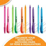 BIC Plan It Sets with Pens and Highlighters, Assorted Colors, 10 ct, thumbnail image