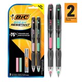 BIC 0.7 mm Break Resistant Mechanical Pencils, 2 ct, thumbnail image