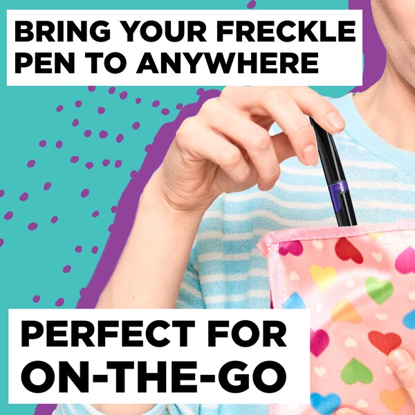 BodyMark Color Freckle Faux Freckle Pen Set, Green and Purple