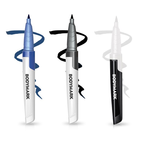 BodyMark Temporary Tattoo Marker Set, Celestial, 3 CT with Stencils