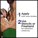 BodyMark Temporary Tattoo Marker Set, Celestial, 3 CT with Stencils, thumbnail image