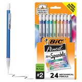 BIC Xtra-Sparkle Number 2 Mechanical Pencils with Erasers, 24 ct, thumbnail image